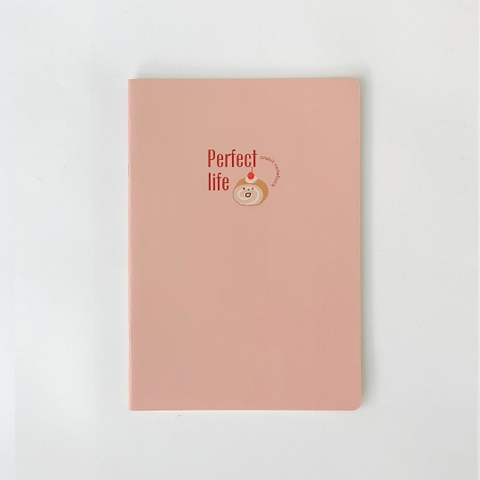 Vở kẻ ngang 80 trang - Perfect Life Bánh cuộn hồng
