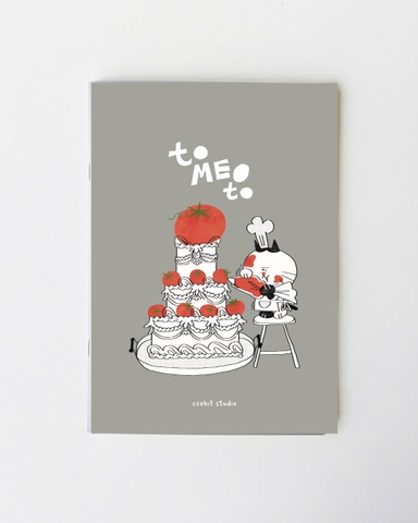 Vở kẻ ngang chấm 100 trang 80gsm Tomeoto Cake