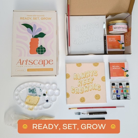 Bộ tranh đắp màu nổi - Always keep growing