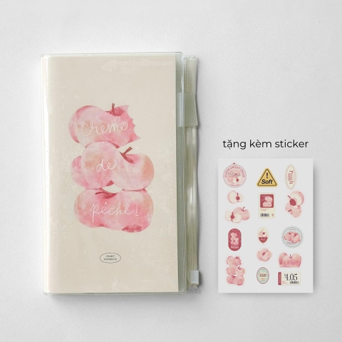 Sổ handy chất dot 130gsm 128 trang Peach Pocket