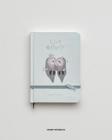 Sổ tay bỏ túi kẻ ngang 180 trang 70gsm Otter - Couple Otter