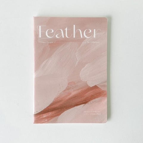 Vở kẻ ngang 120 trang Feather Hồng