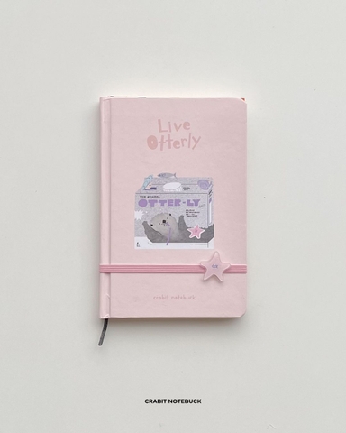 Sổ tay bỏ túi kẻ ngang 180 trang 70gsm Otter - Sữa hộp