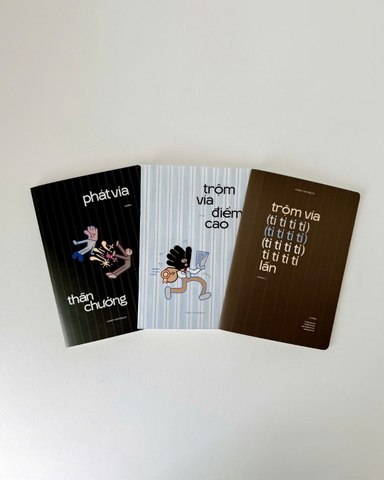 Combo 3 Vở kẻ ngang 120 trang 70gsm Trộm vía