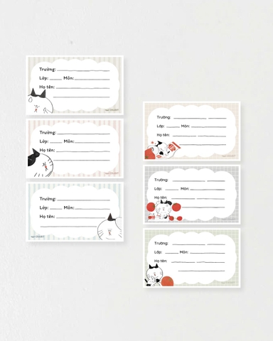 Tập 18 nhãn vở Crabit - Tomeoto