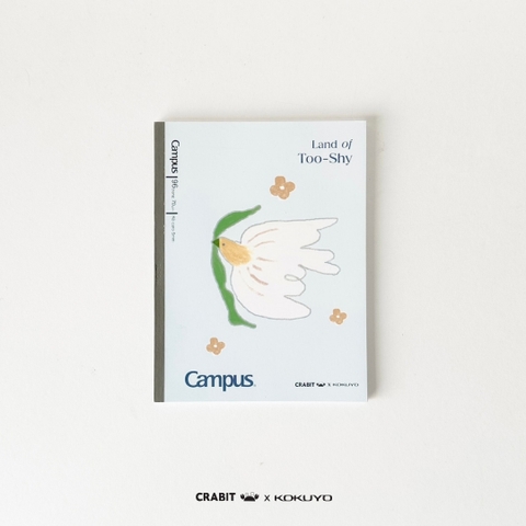 Vở A5 grid 96 trang Bird - Crabit x Kokuyo - Land of Too-Shy