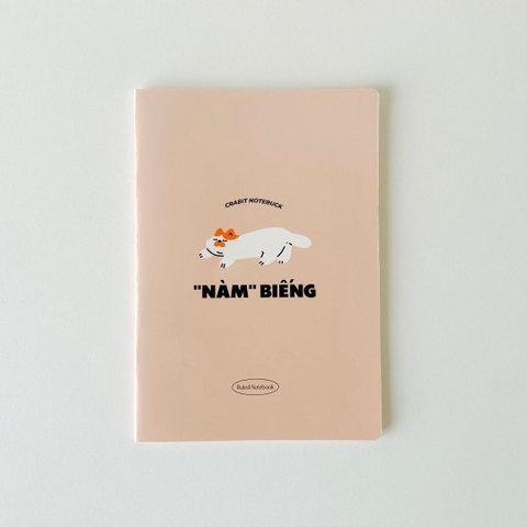 Vở kẻ ngang 80 trang - Nàm biếng Mèo Trắng