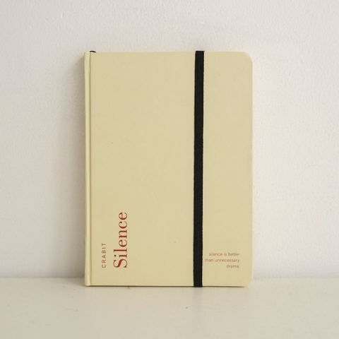Sổ tay trơn Moodbook Collection - Silence Vàng