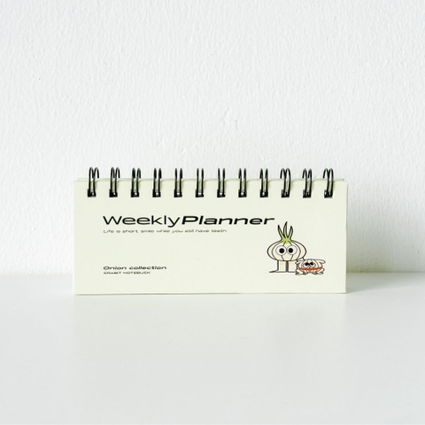 Sổ lịch tuần lò xo mini - Onion Hành và Pet