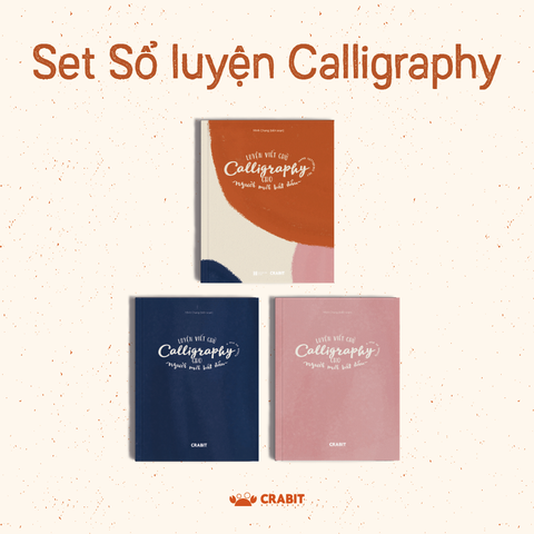 Bộ sách luyện viết chữ Calligraphy cho người mới bắt đầu