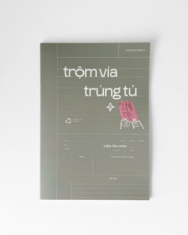 Giấy kiểm tra kẻ ngang Trộm vía - Trúng tủ