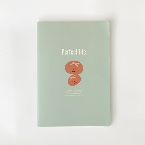 Vở grid 120 trang - Perfect Life Nấm xanh