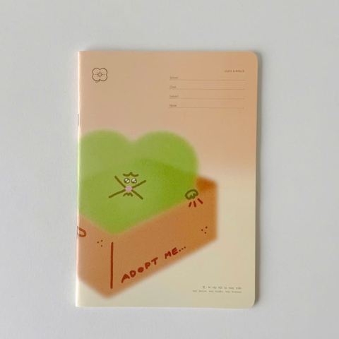 Vở 4 ô ly 52 trang 100gsm Hên - Adopt Hên