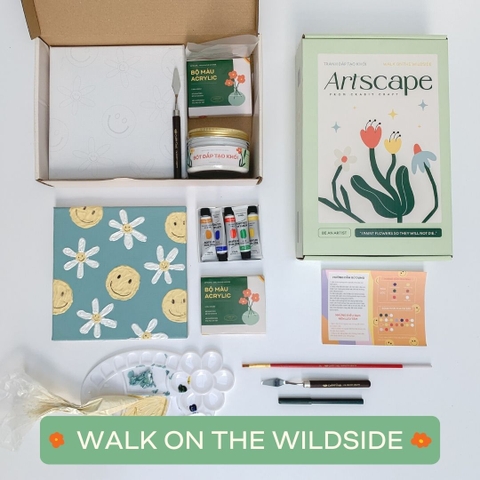 Bộ tranh đắp màu nổi - Walk on the wildside