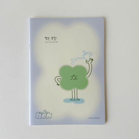 Vở kẻ ngang 100 trang 80gsm Hên - Hên đong đầy