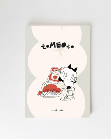 Vở kẻ ngang 100 trang 80gsm Tomeoto Ketchup