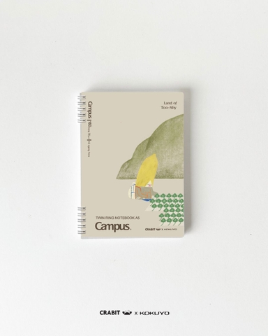 Sổ lò xo A5 kẻ ngang 160 trang Crabit x Kokuyo - Land of Too-Shy - Bananeet Picnic