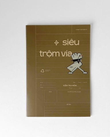 Giấy kiểm tra kẻ ngang Trộm vía - Siêu Trộm Vía