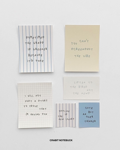 Set Mini Post Card A Few Notes