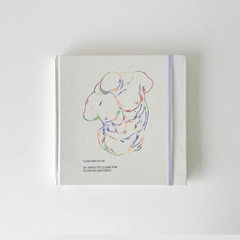 Sổ Sketchbook 190gsm Vuông - Tượng nam thần