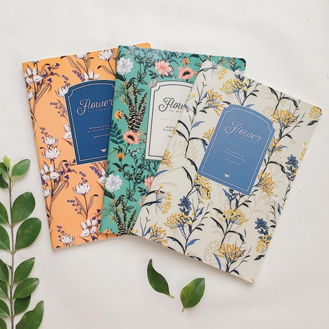 Combo 6 vở kẻ ngang 80 trang - Flower