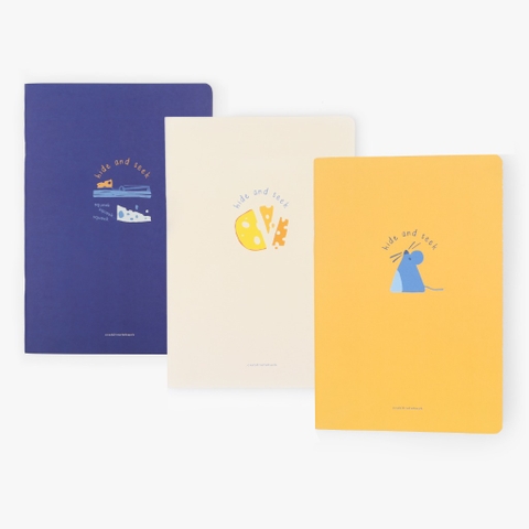 Combo 3 vở dot 120 trang - Hide & Seek Chuột