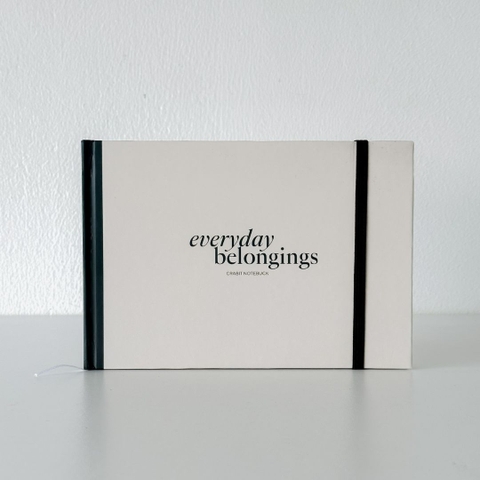 Sổ sketchbook A5 190gsm Moments Collection - Garden trơn be