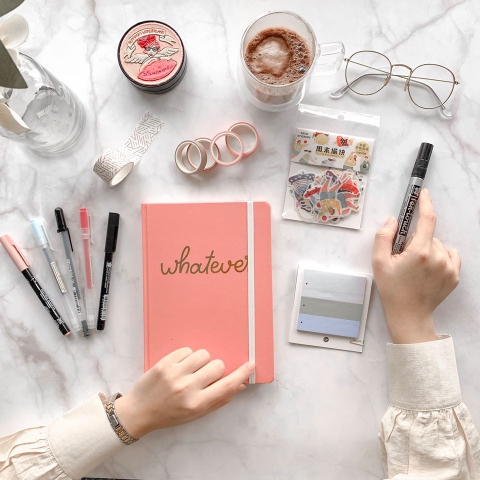 New year Starter Pack - Bộ sản phẩm sổ tay, bút, sticker