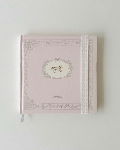 Sketchbook Khổ Vuông 190gsm The Reverie Diary - Nhũ Ngựa Hồng