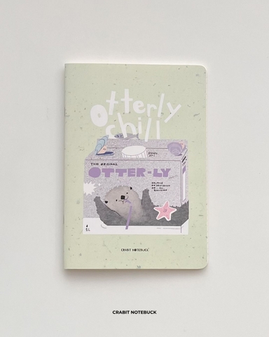 Vở kẻ ngang 80gsm 100 trang Otter - Sữa Hộp