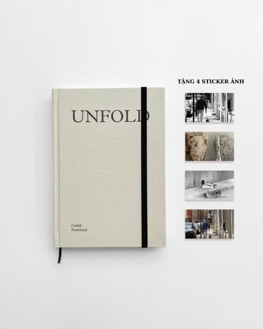 Sổ lịch kế hoạch Planner 2026 14 tháng A5 Crabit The Unfold - Be