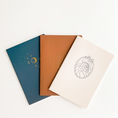 Combo 3 vở kẻ ngang nhũ - 80trang