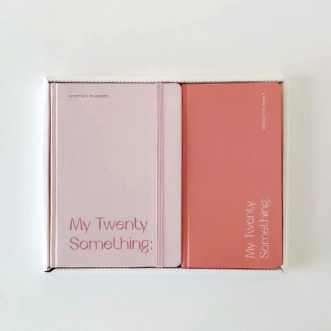 Sổ lịch Planner 2023 lên kế hoạch 12 tháng - Màu hồng