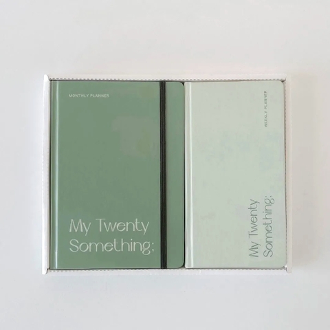 Sổ lịch Planner 2023 lên kế hoạch 12 tháng - Màu xanh ngọc