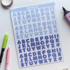 Sticker bảng chữ cái