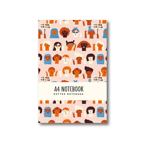 Sổ tay A4 - Dotted Notebook - Skin