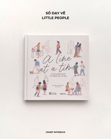 Sổ dạy vẽ A Line At A Time - Little People