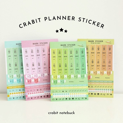 Sticker Lên kế hoạch - Mark sticker Set