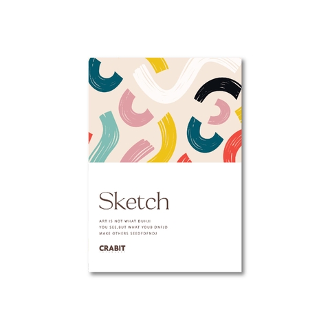 Sổ tay Sketchbook - Rainbow (Cầu vồng)