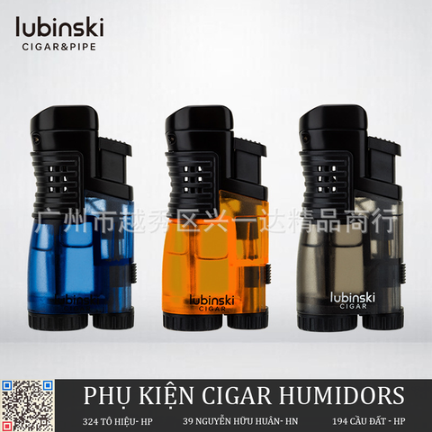  Bật lửa cigar 3 tia kèm đục của Lubinski