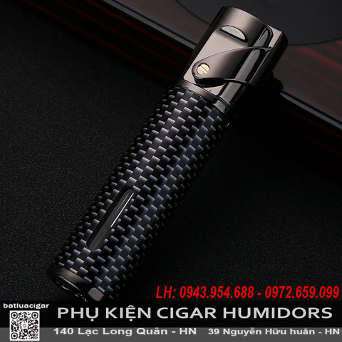 Bật lửa khò 1 tia Honest BCZ853-1 chính hãng – Nhỏ gọn, kim loại chắc chắn, lửa mạnh chống gió
