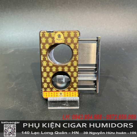 Cắt Cigar Đa Năng Full Kim Loại 4 Trong 1 – Cắt Thường, V-Cut, Đục Lỗ, Gác Cigar (Mã CĐN)