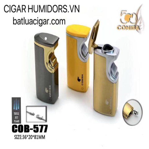 Bật cigar 3 tia lửa Cohiba COB-577