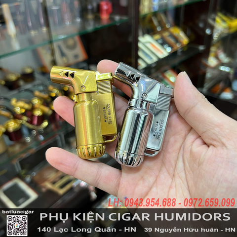 Bật lửa khò 1 tia Golden Fire GF805-1 chính hãng – Kim loại cao cấp, có khóa an toàn, giá tốt