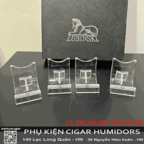 Đế Kê Bật Lửa Nhựa Trong Suốt MC-13 – Giá Đỡ Nhẹ, Nhỏ Gọn, Giá Rẻ Cho Bật Lửa & Cigar