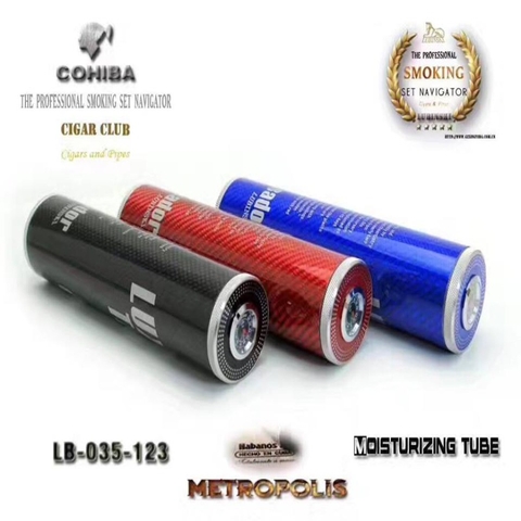 Ống bảo quản cigar 3 điếu Lubinski LB-035