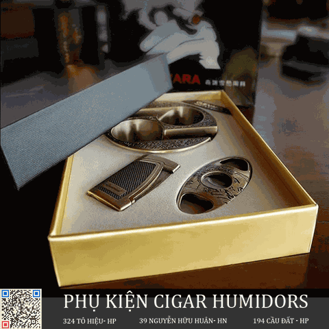 Bộ set phụ kiện Cigar 3 món Guevara