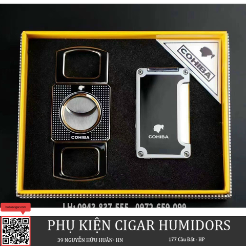 Set phụ kiện xì gà 2 món Cohiba T45