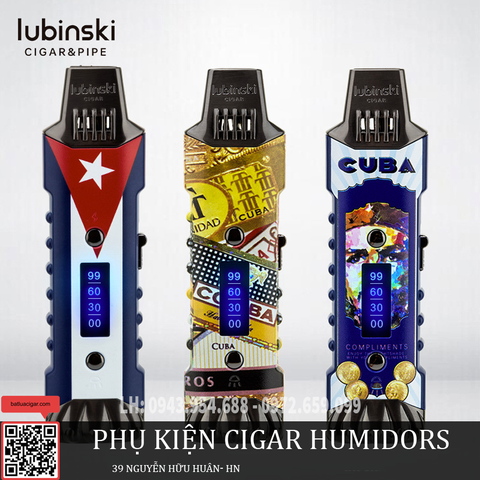 Khò cigar gas và điện đánh lửa thẳng YJA 10043