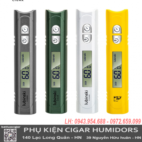 Que Đo Ẩm Cigar Lubinski YJA-13043 – Hiển Thị Nhiệt Độ, Độ Ẩm & Đồng Hồ Đếm Ngược